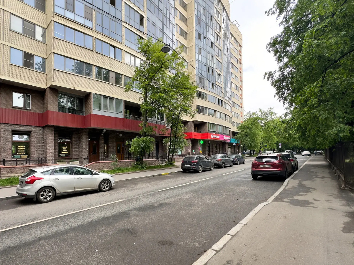 Квартира Студия Бирюза в 3 минутах пешком от метро Лесная