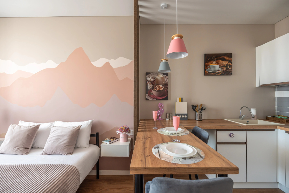 Квартира с видом на горы