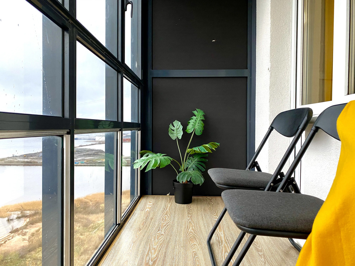 Апартаменты на 25 этаже с видом на Финский залив