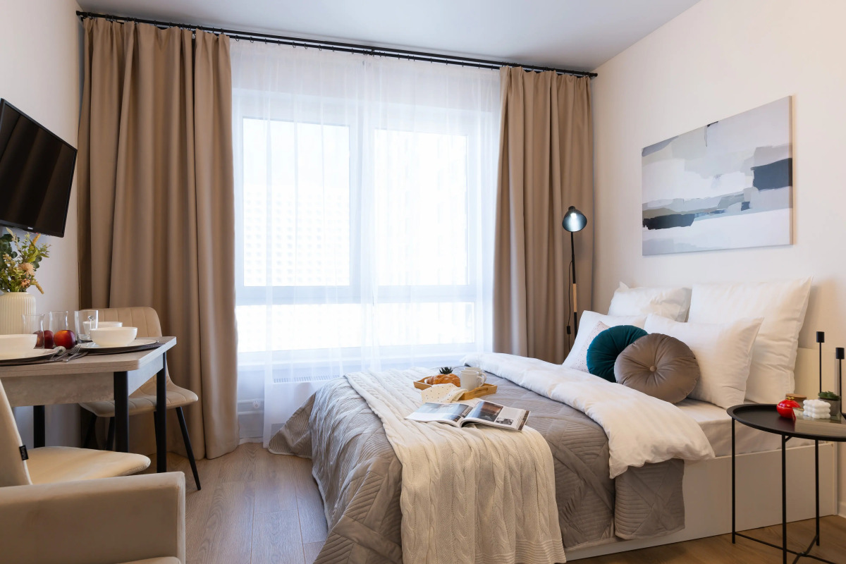 Апартаменты GOSTIO ЖК Дмитровский Парк рядом с метро Яхромская