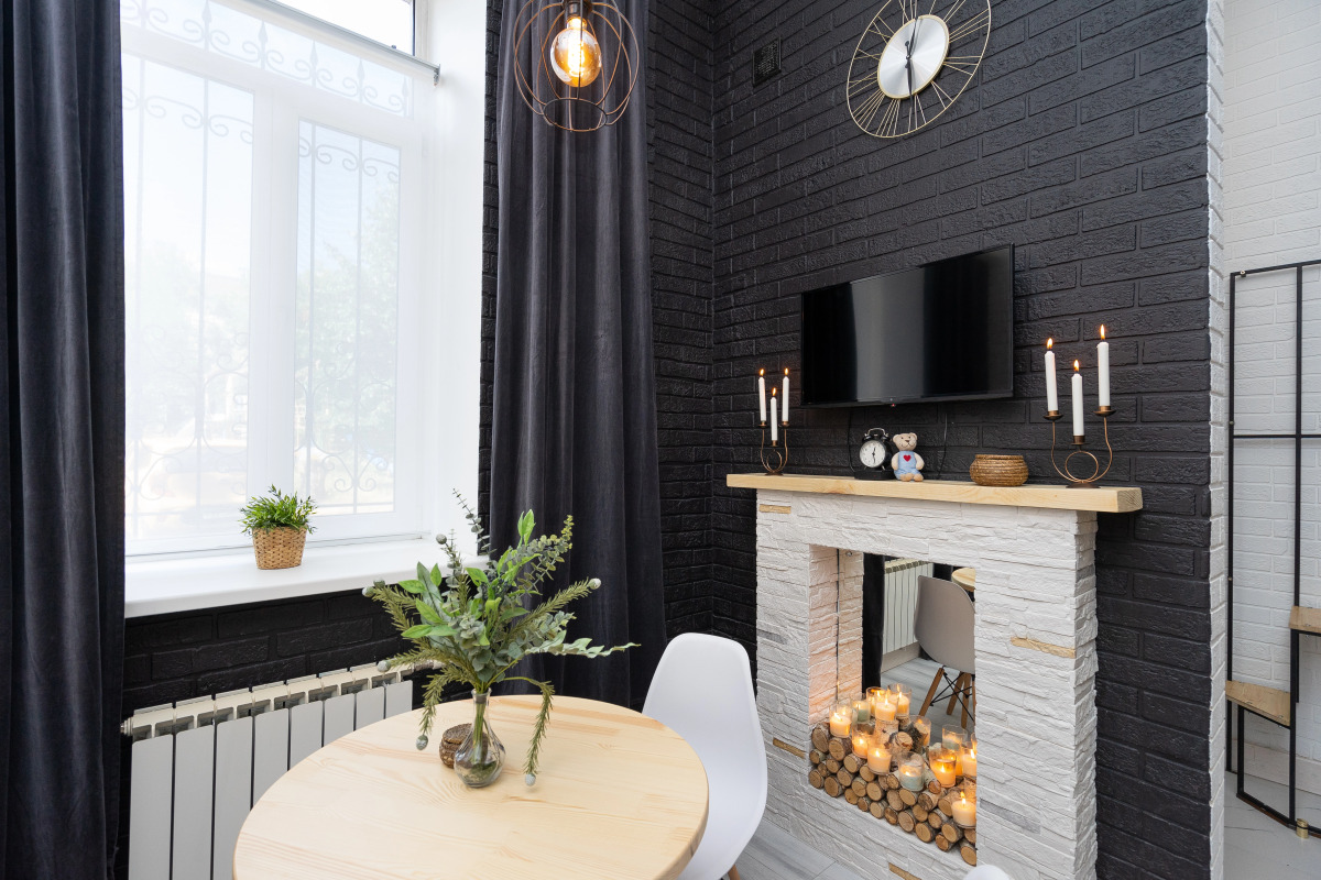 Квартира с Сауной, Камином и Кондиционером Лофт Центр Кремль Казань