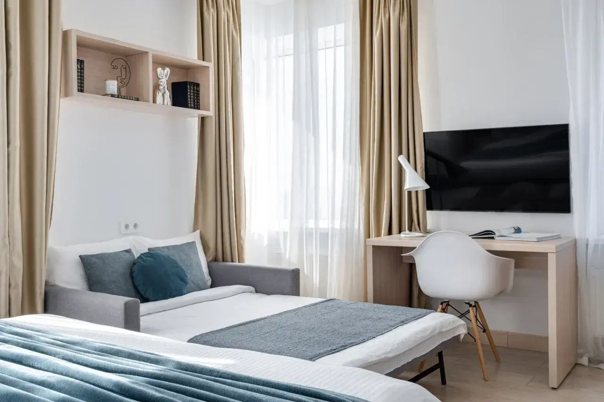 Апартаменты Family Apartment с панорамным видом на город