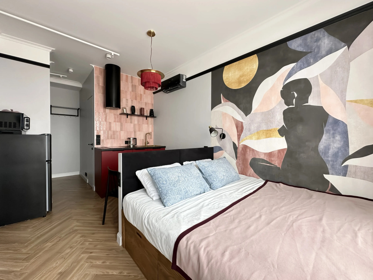 Квартира Диван-Кровать с видом на Москва-Сити