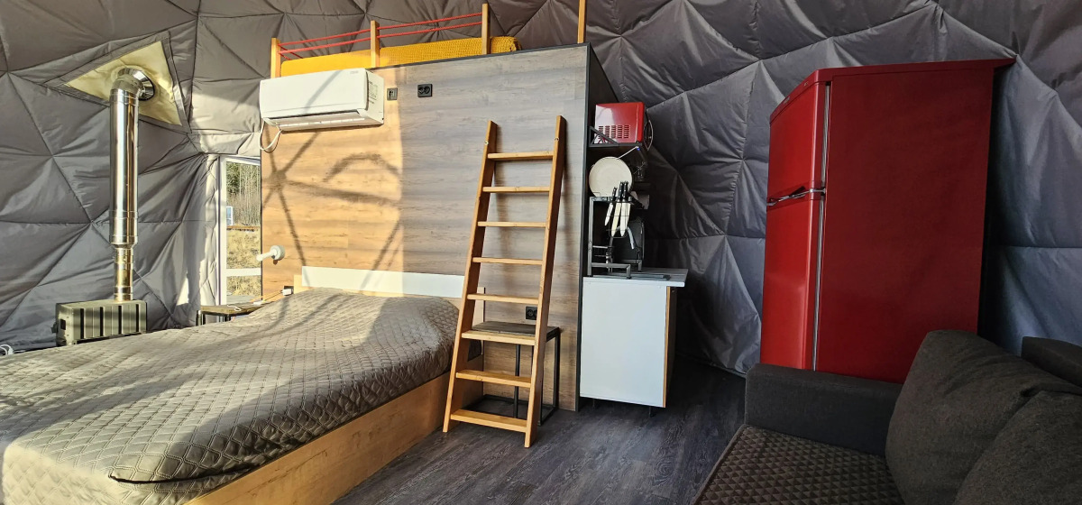 Глэмпинг Залив Силы