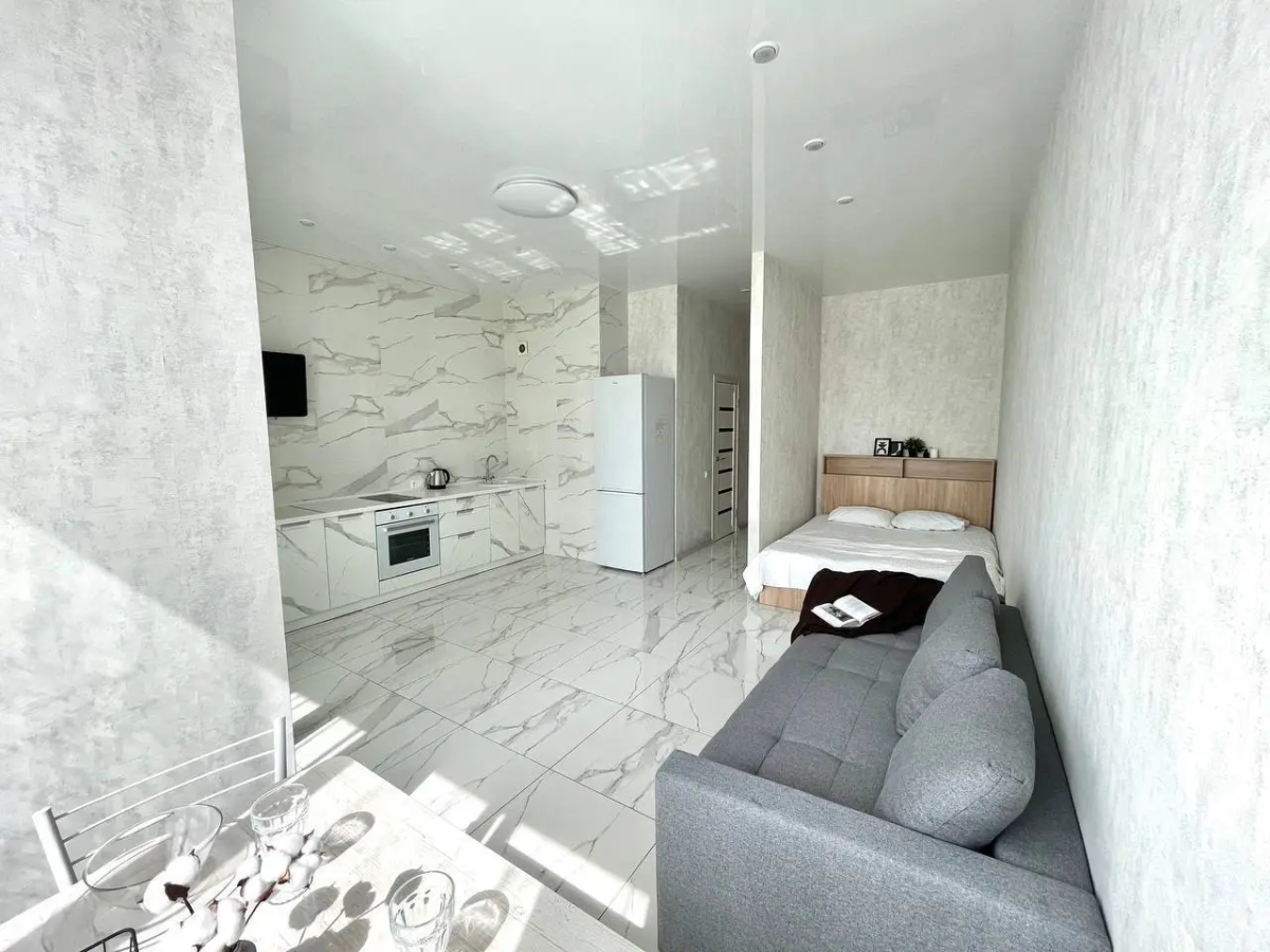 Квартира Мраморная с видом на город в ЖК Панорама