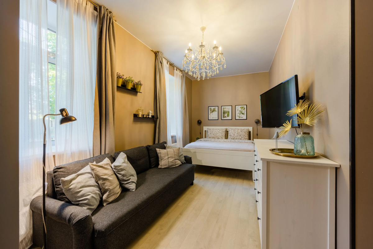 Апартаменты Prudius Apart двухкомнатные в Кронштадте у Собора