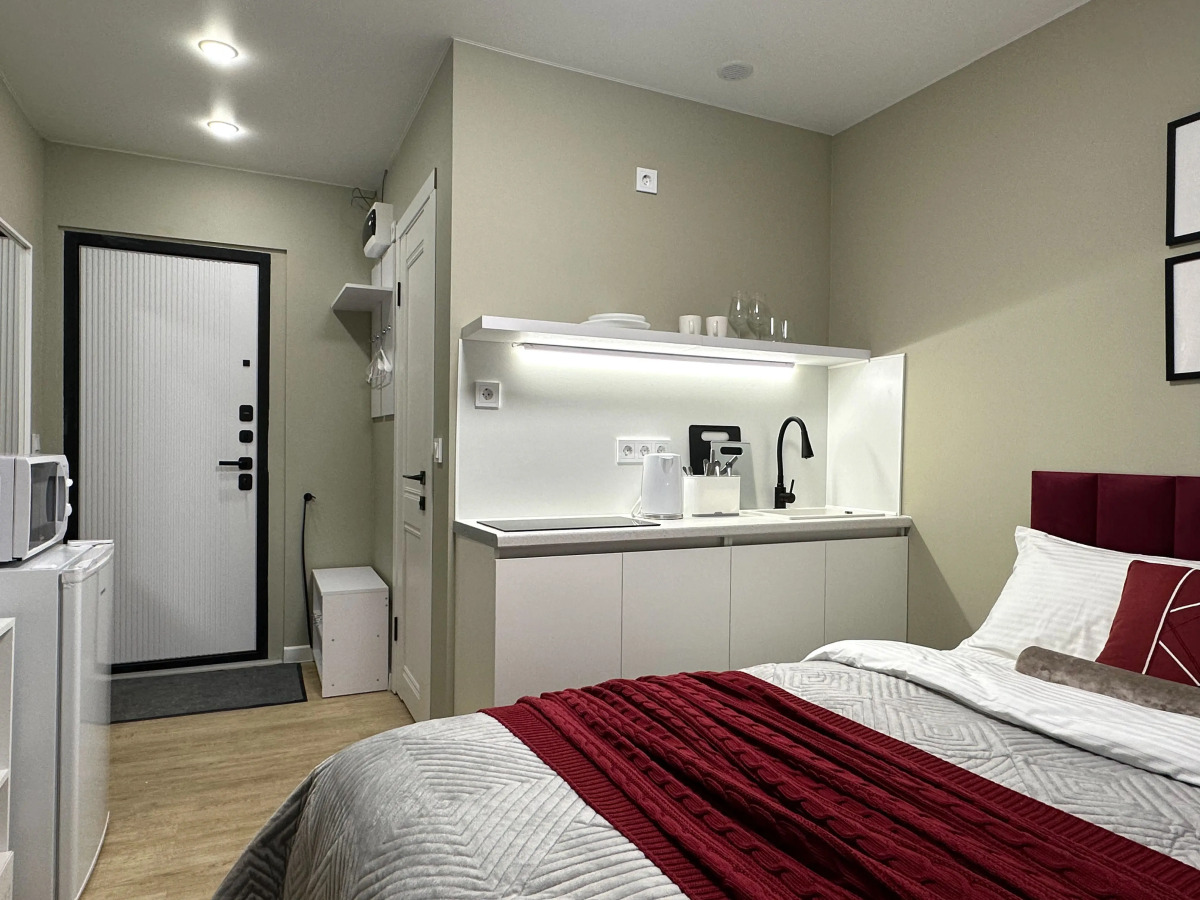 Апартаменты студия на Дубининской