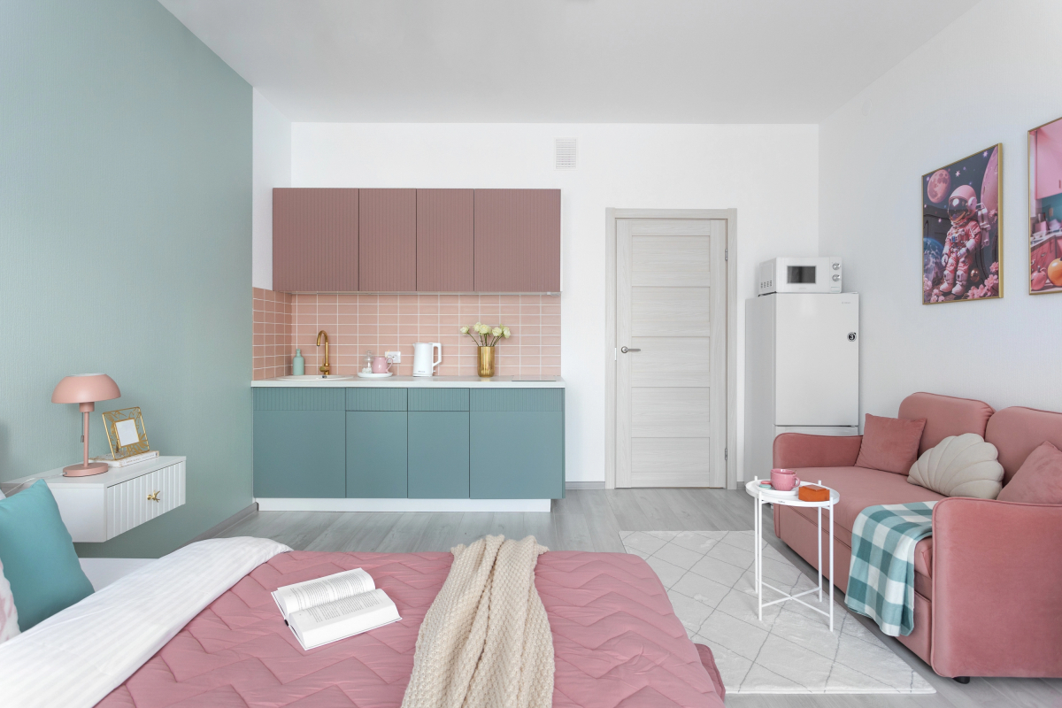 Квартира 50 Оттенков Розового