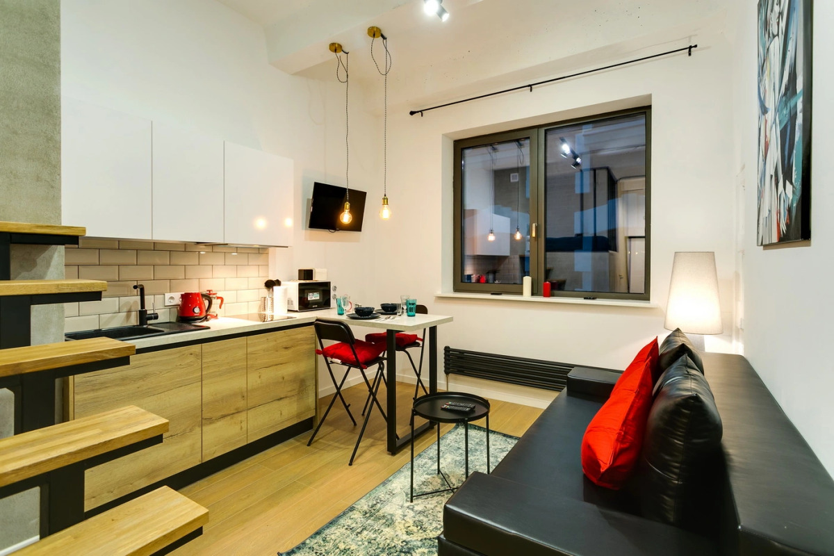 Апартаменты Двухуровневый лофт на Красносельской