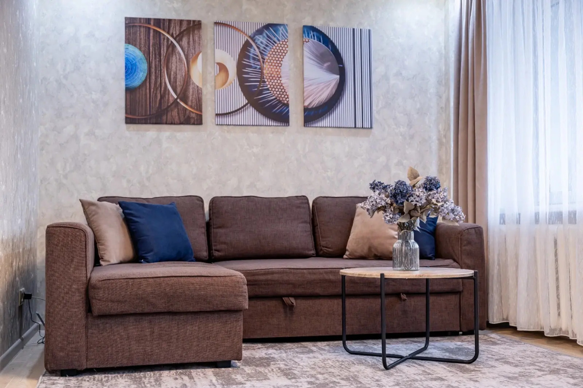 Квартира с видом на город и достопримечательности