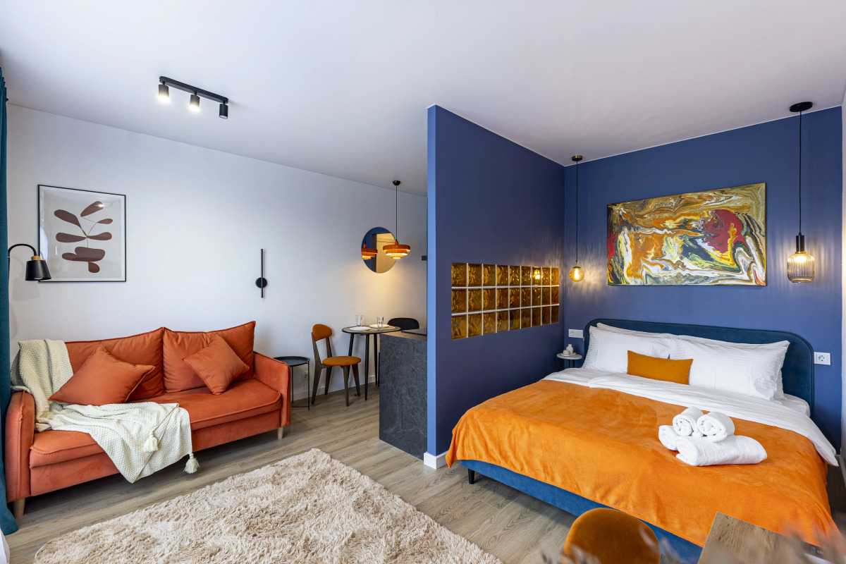 Квартира студия Axis.Moscow в ЖК Руставели