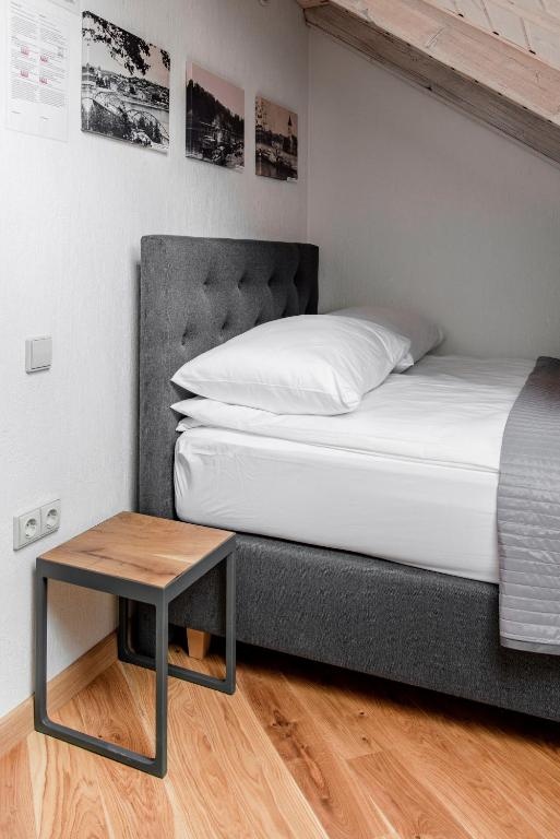 Small attic rooms in Kaunas old town