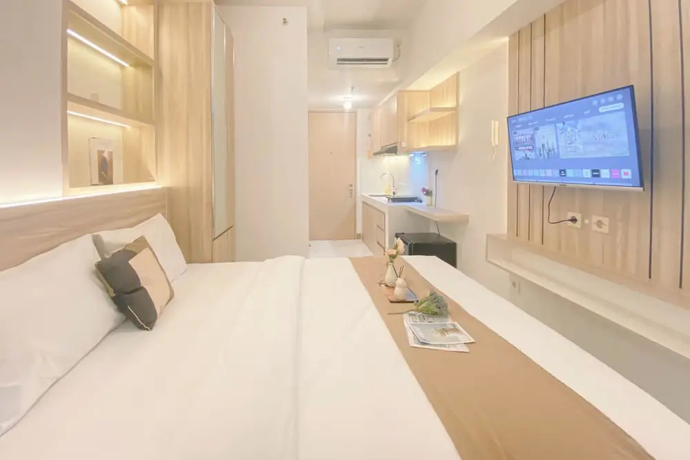 Good And Homey Apartment Studio At Tokyo Riverside Pik 2