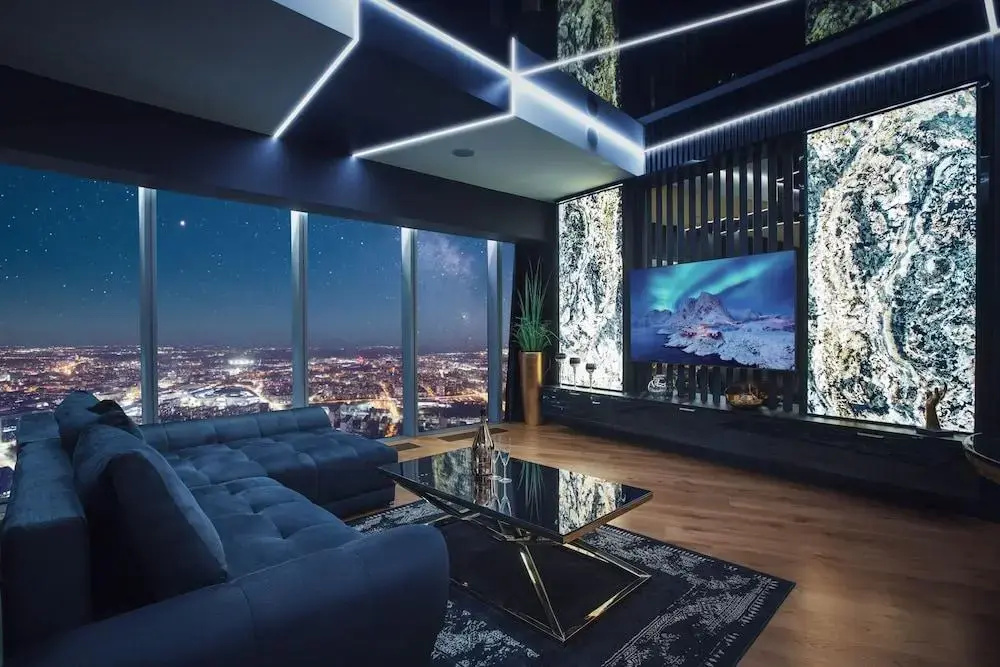 Foto - Apartments in Sky Tower with Bathtub near the window