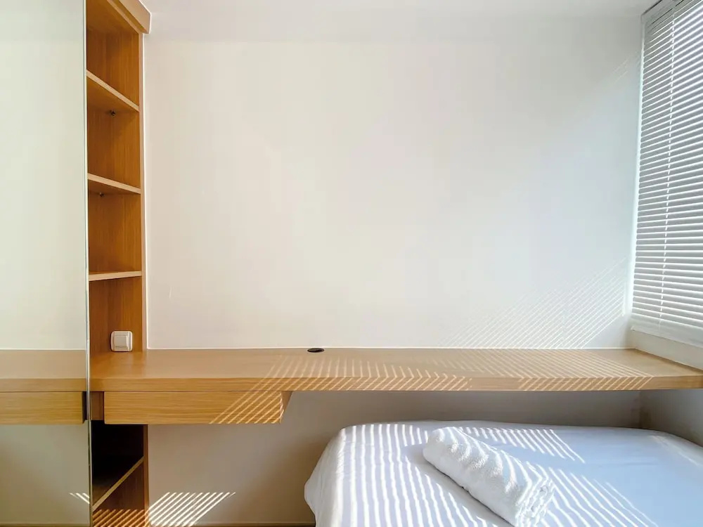 Spacious And Homey 2Br With Work Space At Meikarta Apartment
