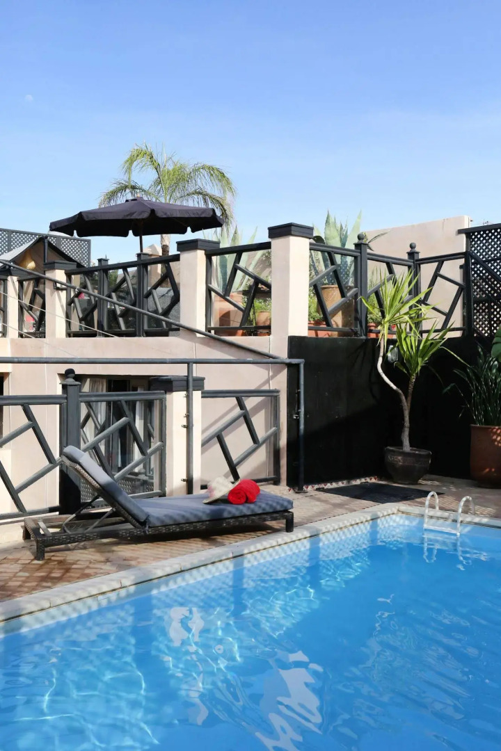 Photo - Riad Basidi piscine chauffée sur le toit de la médina