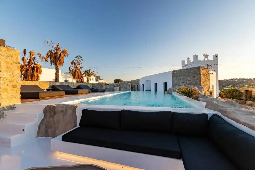 Foto - Mykonos Town Black Villa with Cave Heated Pool