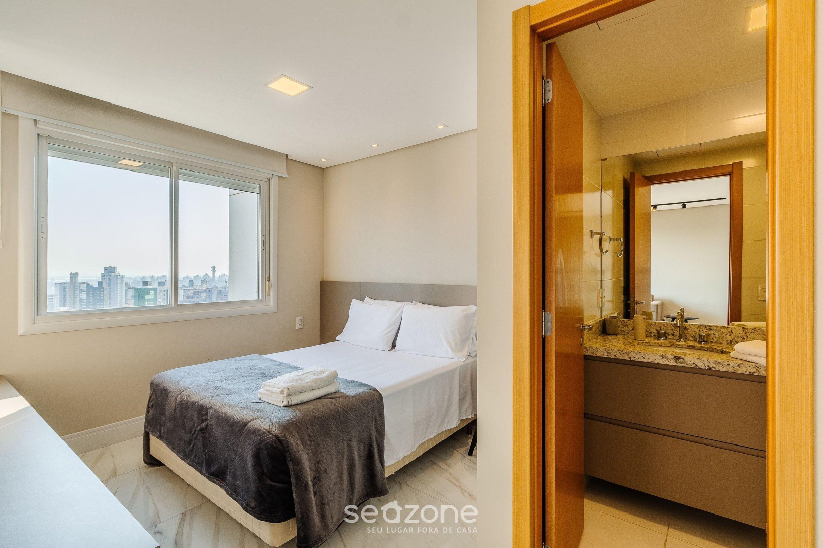 Loft de luxo com Garagem no Petrópolis AHO1402