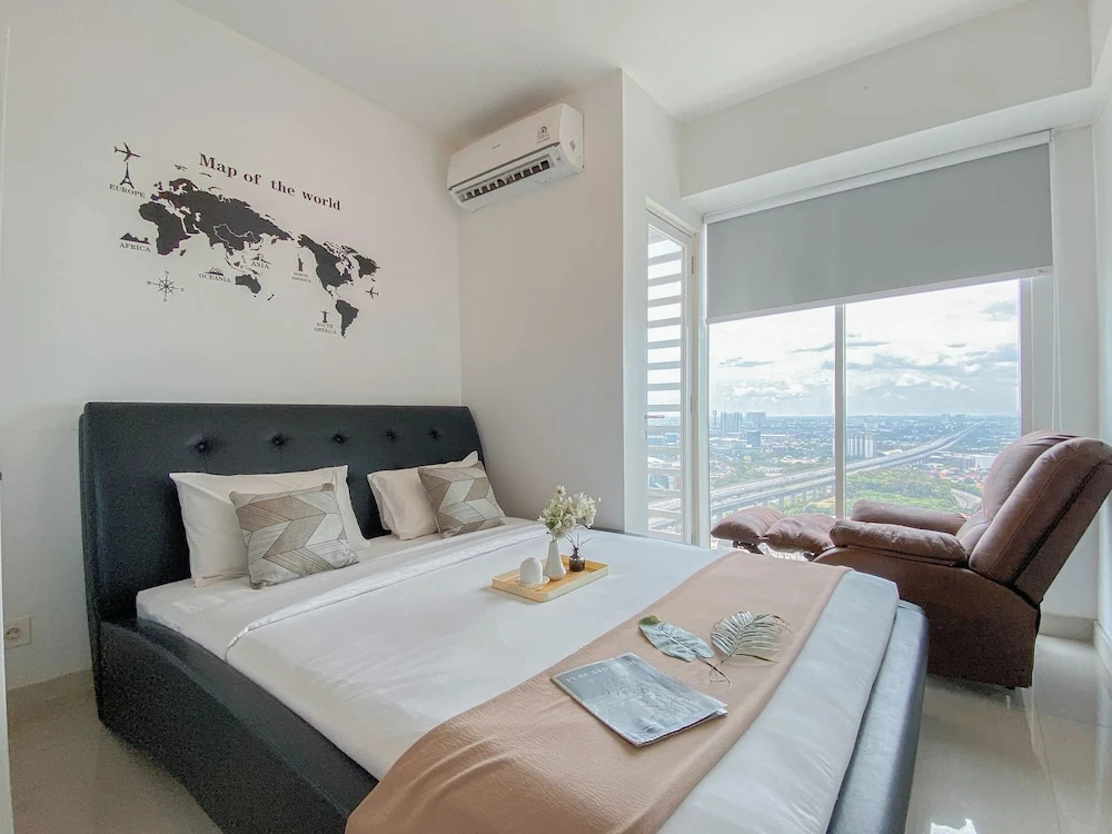 Homey 1BR without Living Room at Grand Kamala Lagoon Apartment