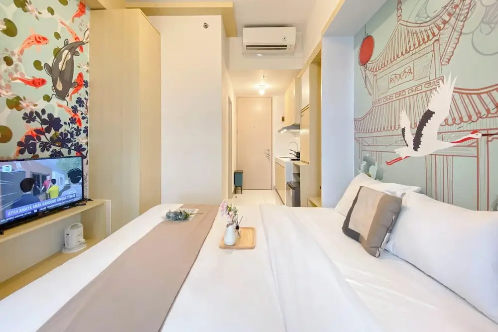 Affordable And Homey Studio At Tokyo Riverside Pik 2 Apartment