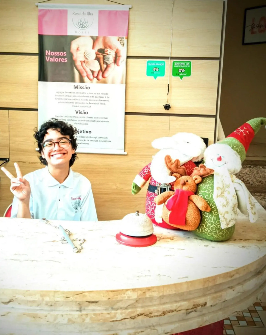 Foto - Hotel Rosa da Ilha Guaruja - Perto do Mar com piscina