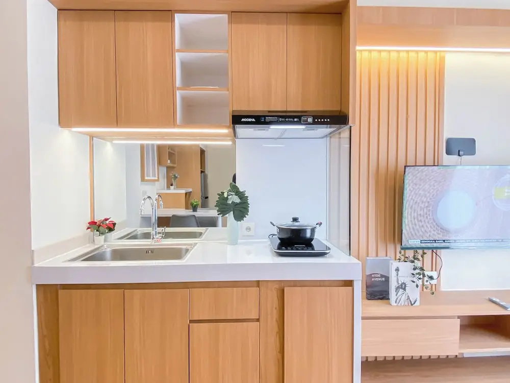 Scandinavian Minimalist 2Br At Meikarta Apartment