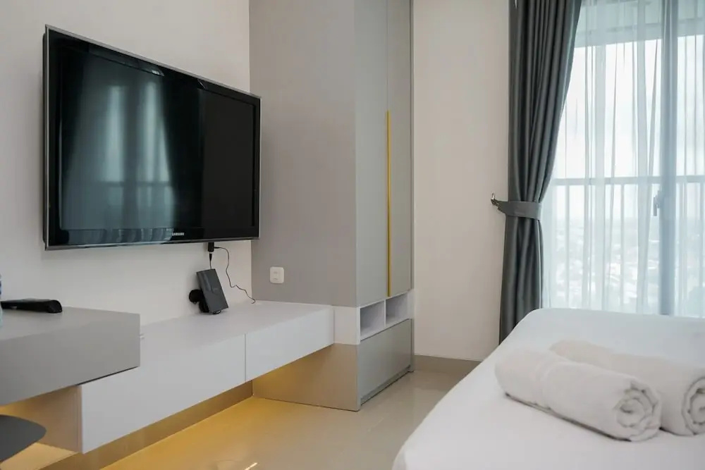 Minimalist and Serene 1BR at Bintaro Embarcadero Apartment