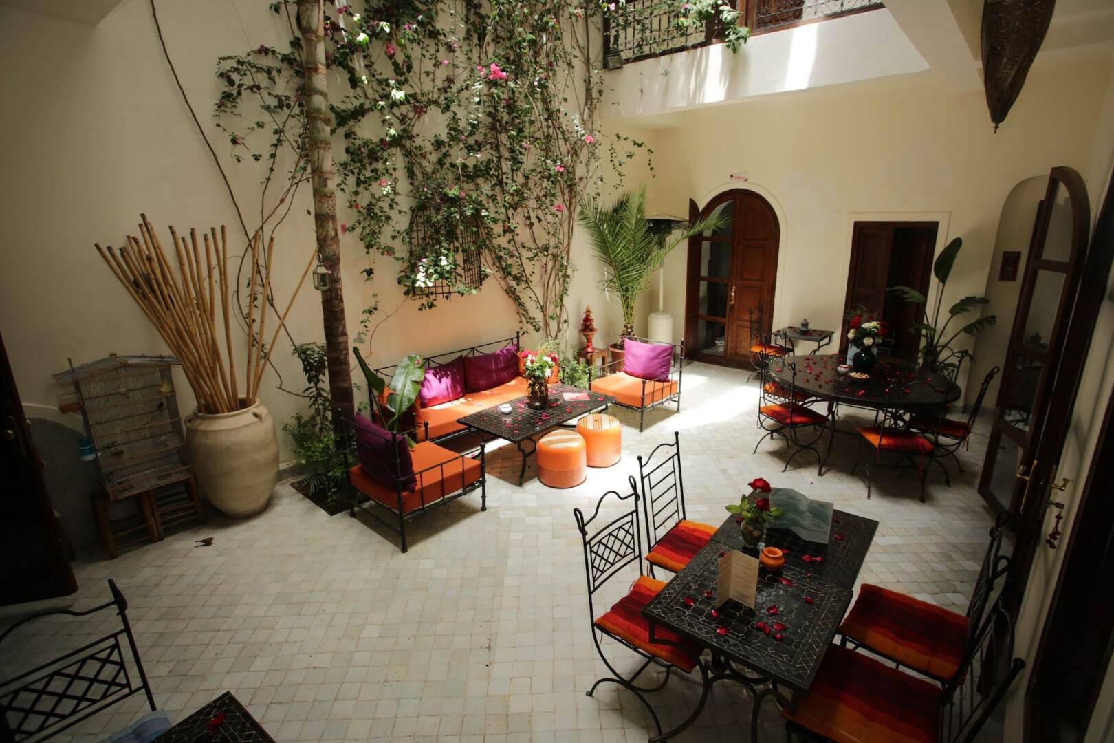 Foto - Riad white flowers