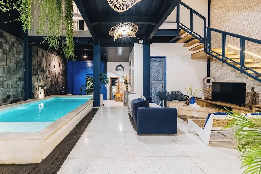 Foto - Omah Bleue - Designer 4 Bedrooms Villa in Canggu