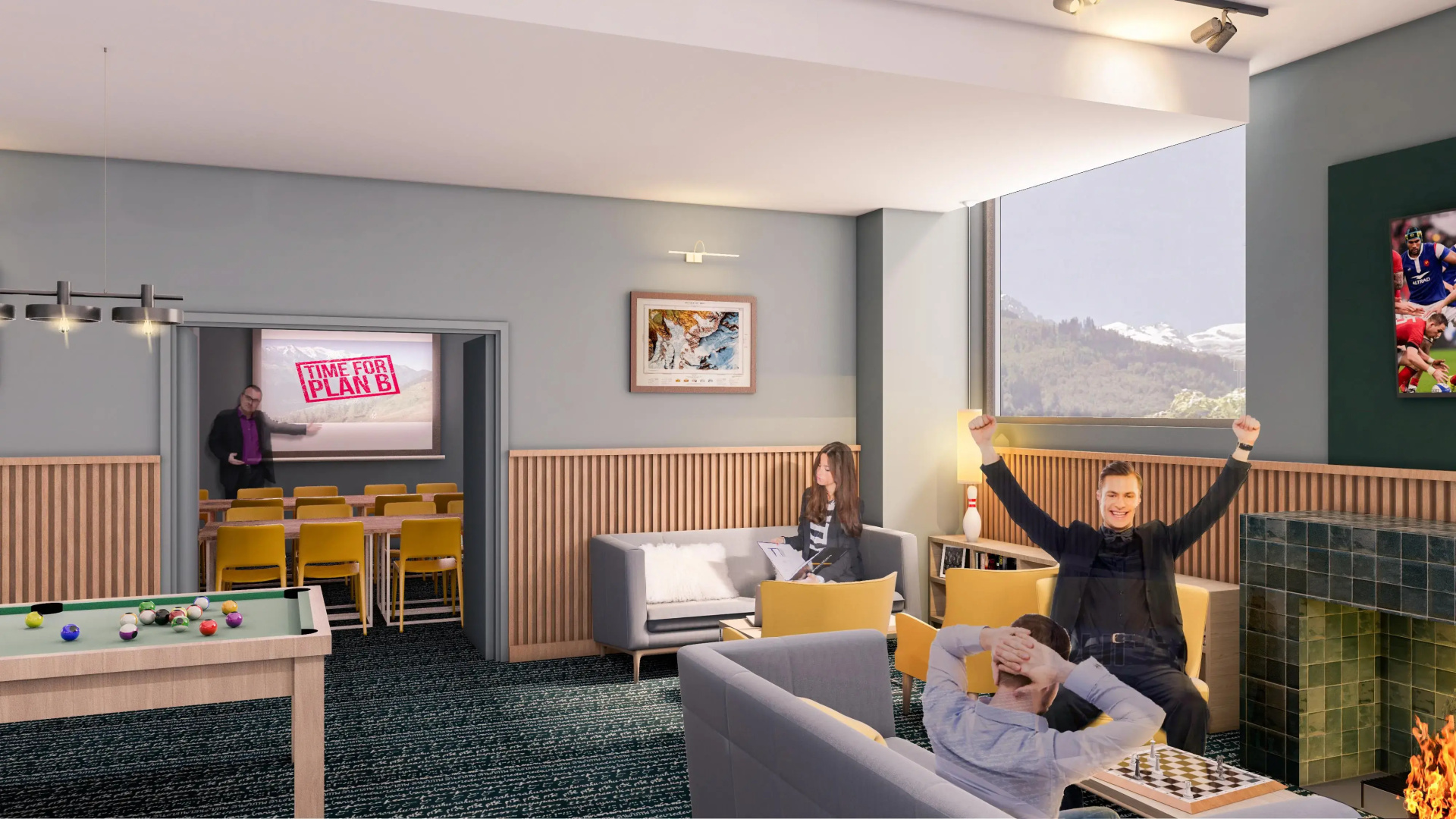 Foto - PlanB Hotel - Living Chamonix