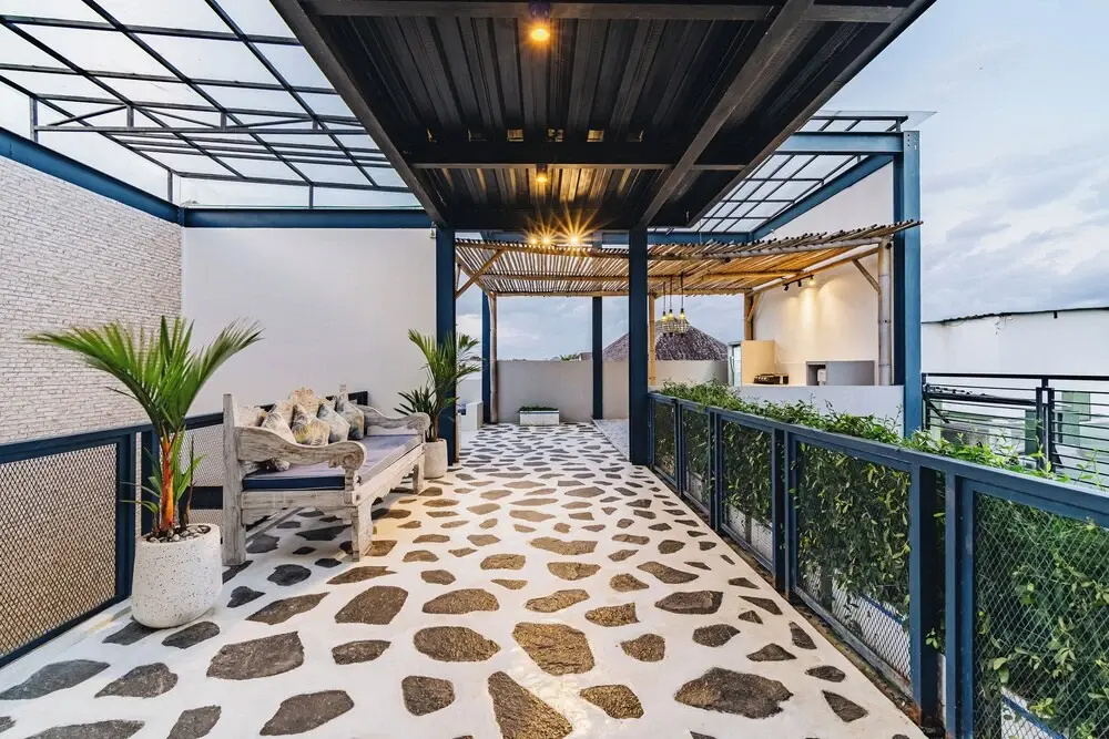 Foto - Omah Bleue - Designer 4 Bedrooms Villa in Canggu