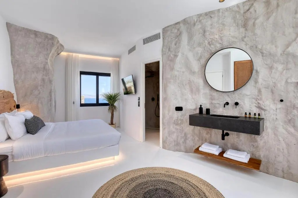 Foto - Mykonos Town Black Villa with Cave Heated Pool