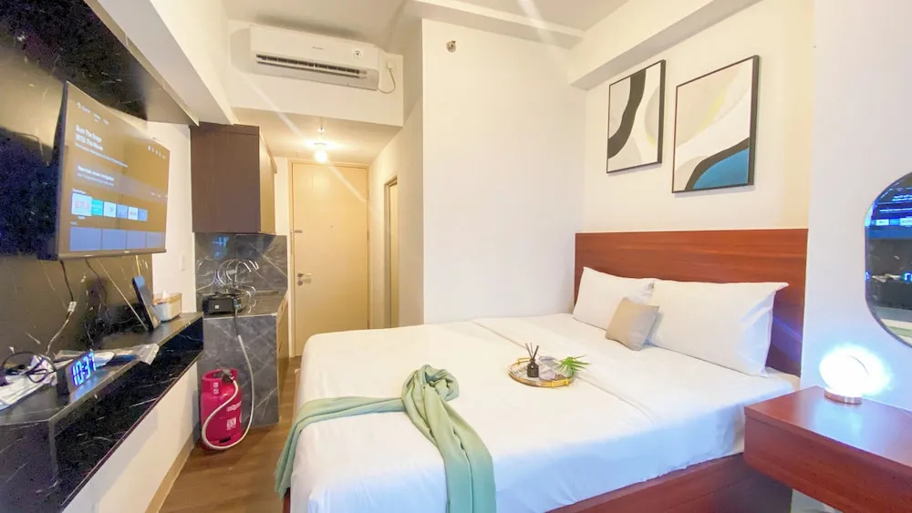 Modern And Scenic Studio At Tokyo Riverside Pik 2 Apartment