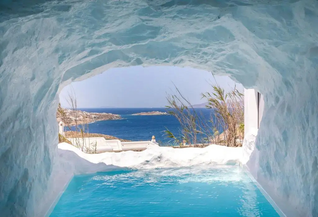 Foto - Mykonos Town Black Villa with Cave Heated Pool