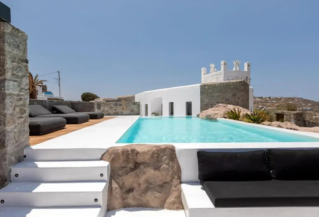 Foto - Mykonos Town Black Villa with Cave Heated Pool