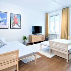 Отель Aurora Apartments Eerikinkatu 12 Финляндия, Хельсинки - отзывы, цены и фото номеров - забронировать отель Aurora Apartments Eerikinkatu 12 онлайн комната для гостей