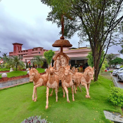 outside