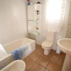Отель Bungalows Puerta de Calpe Испания, Кальпе - отзывы, цены и фото номеров - забронировать отель Bungalows Puerta de Calpe онлайн ванная
