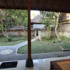 outside