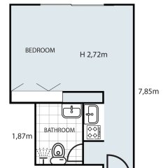 Studio Apartment With no Balcony for 2 People in Limassol, Cyprus from 179$, photos, reviews - zenhotels.com photo 8