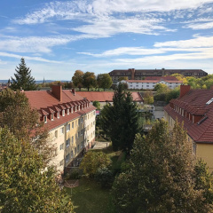 3 Raum-Wohnung mit Blick auf die Zitadelle Petersberg - DIREKT am BUGA-Gelände 2021 - Bild 1