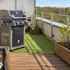 BRIGHT: The PENTHOUSE - Jacuzzi - BBQ - Parkplatz/Parking - Bild 15