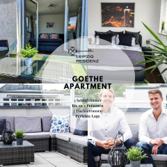 Leipzig Residenz Goethe Apartment mit Whirlpool und 2 Dachterrassen - Bild 18