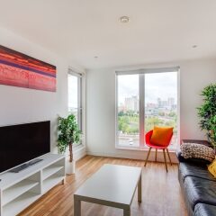 Отель Chic Apartment in Manchester near Old Trafford Великобритания, Солфорд - отзывы, цены и фото номеров - забронировать отель Chic Apartment in Manchester near Old Trafford онлайн фото 6
