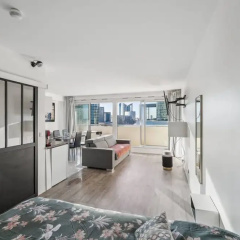 Spacious Studio Balcony -La D Fense-bail Mobilit - Bild 1