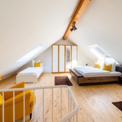 Stylisches Penthouse zentral Tischfussball 100m2 Wii - Bild 1