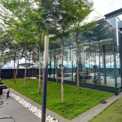 outside
