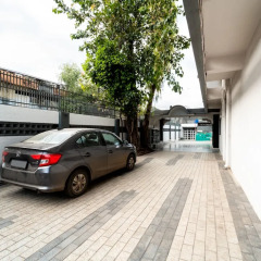 outside