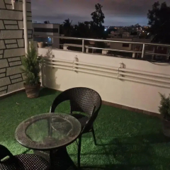 outside