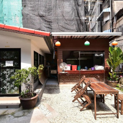 outside